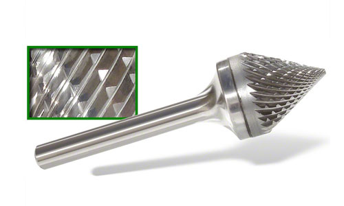 60° Cone Shape Rotary Burrs