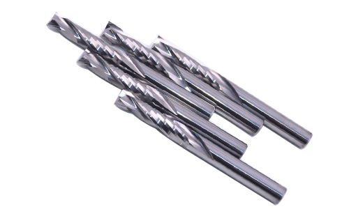 Solid Carbide Double-Flute Compression Spiral Router Bits