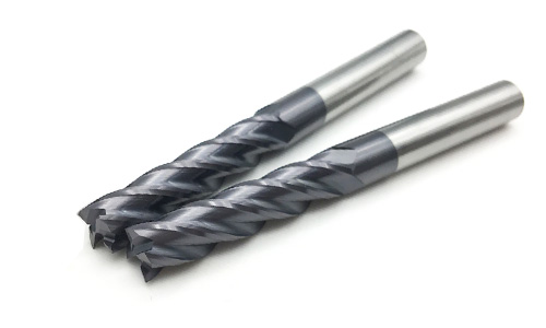 Solid Carbide Long Flute End Mill 4 Flutes