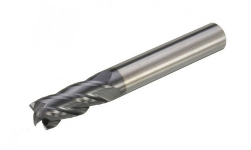 Solid Carbide Long Flute End Mill 4 Flutes