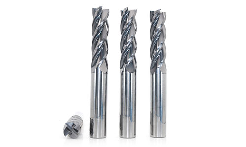 Solid Carbide Long Flute End Mill 4 Flutes